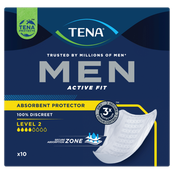 ABS INCONT TENA MEN LEVEL 2 C/10