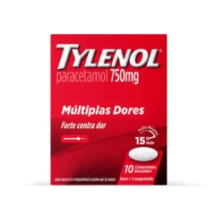 TYLENOL 750MG CX 10 COMP