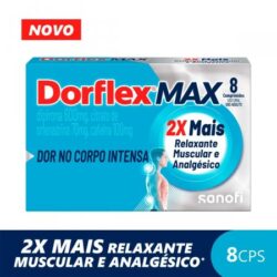 DORFLEX MAX 600+70+100MG CX 8 COMP
