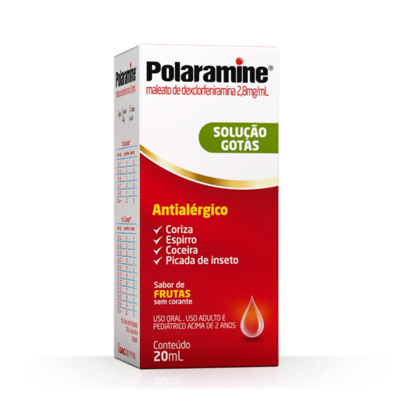 POLARAMINE 2,8 MG GTS C/20 ML