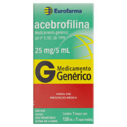 ACEBROFILINA 25 MG XPE INF C/120 ML