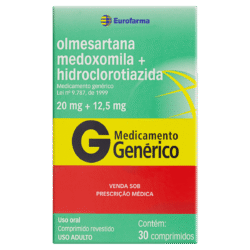OLMESARTANA+HCT 20+12,5 MG C/30 CPR