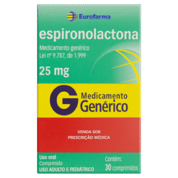 ESPIRONOLACTONA 25 MG C/30 CPR