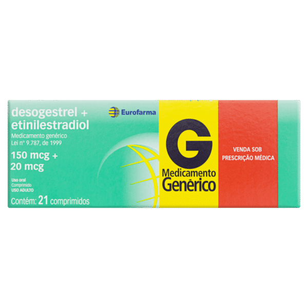 DESOGESTREL+ETINILESTRADI 150+20 MCG C/21 CPR