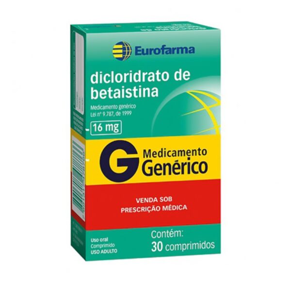 BETAISTINA 16 MG C/30 CPR