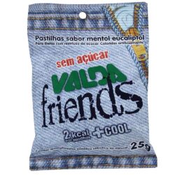 VALDA FRIENDS PAST S/ACUCAR MENTA C/25 GR