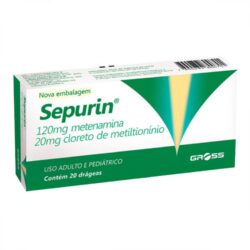 SEPURIN 120/20 MG C/20 DRG