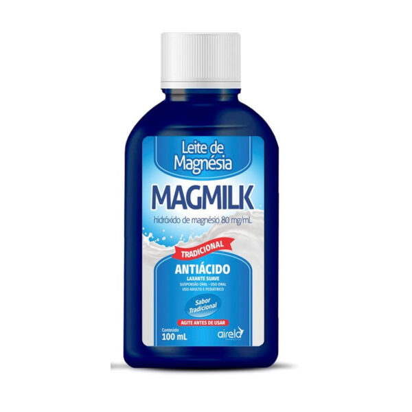 LEITE DE MAGNESIA (MAGMILK) C/100 ML TRAD