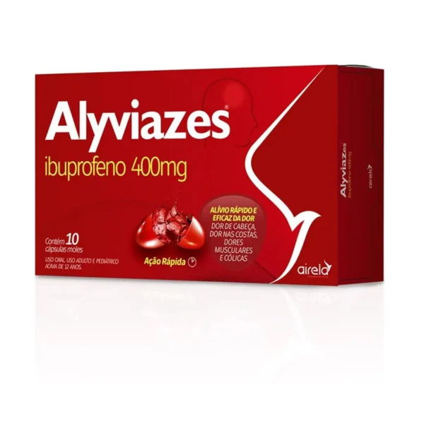 ALYVIAZES 400MG 10CAPS (IBUPROFENO)