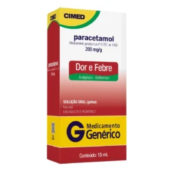 PARACETAMOL 200 MG GTS C/15 ML