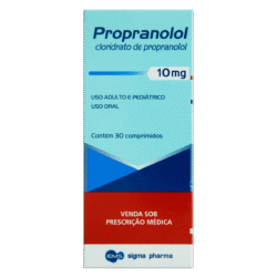 PROPRANOLOL 10 MG C/30 CPR