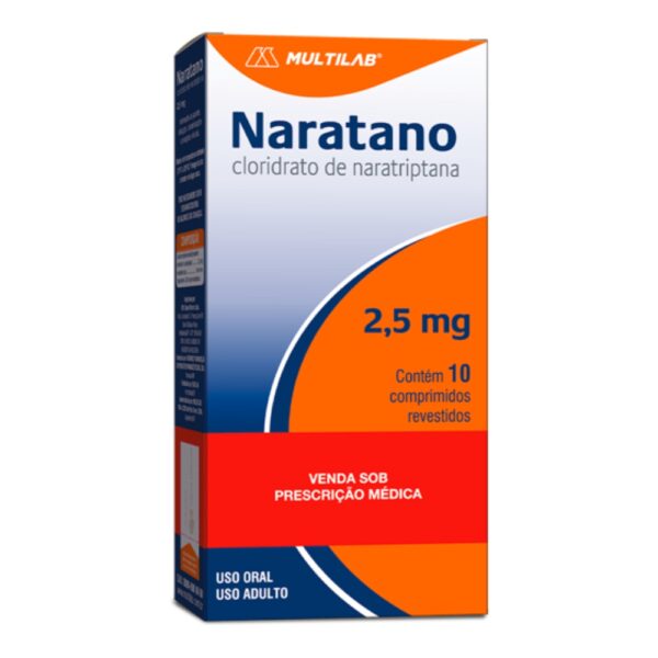 NARATANO 2,5MG CX 10 COMP REV