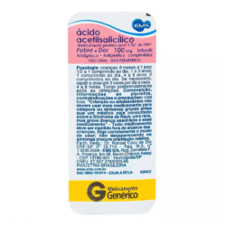 ACIDO ACETIL SALICILICO 100 MG C/10 CPR