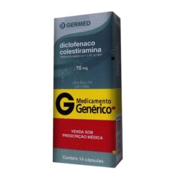 DICLOFENACO DE COLESTIRAM 70 MG C/14 CPS