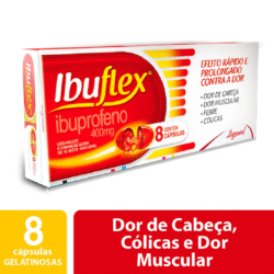 IBUFLEX 400 MG C/08 CAPS GEL