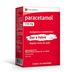 PARACETAMOL 750 MG COM X 20