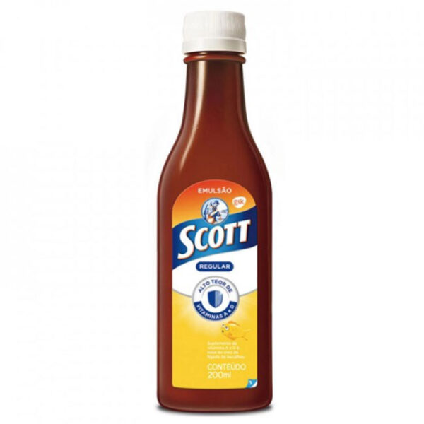EMULSAO SCOTT REGULAR C/200 ML