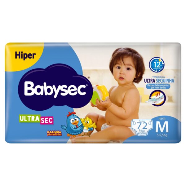 FRALDA BABYSEC HIPER M C/72