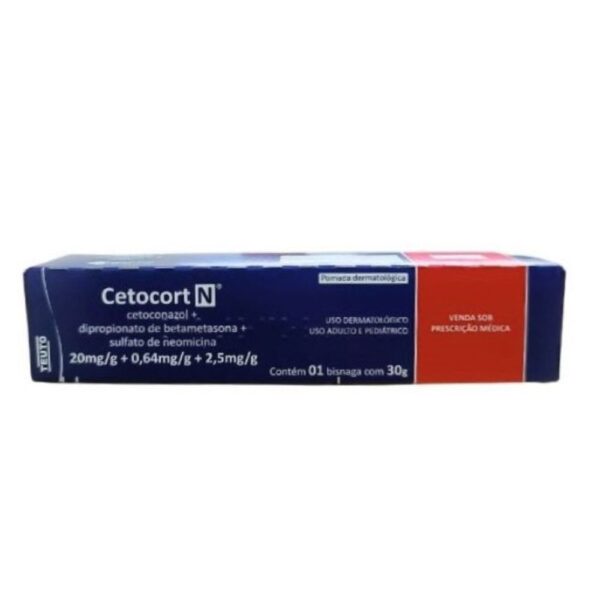 CETOCORT N 20+0,64+2,5MG/G POM DERM BG 30G
