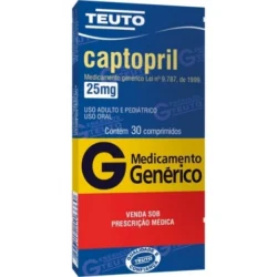 CAPTOPRIL 25 MG C/30 CPR
