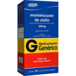 MONTELUCASTE DE SODIO 10MG CX 30 COMP REV