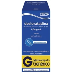 DESLORATADINA 0,5MG/ML XPE FR 60ML+SER DOS