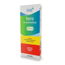 FERRO 100MG CX 30 COMP MAST