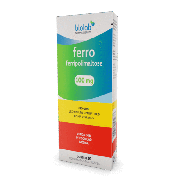 FERRO 100MG CX 30 COMP MAST