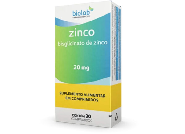 ZINCO 20MG CX 30 COMP