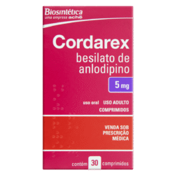 CORDAREX 5,0MG CX C/30 CPR