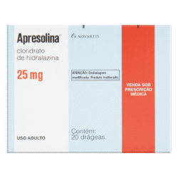 APRESOLINA 25 MG C/20 DRG