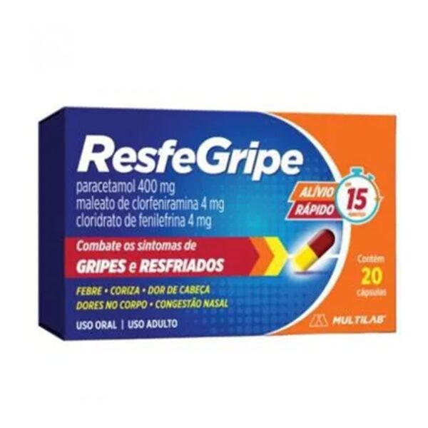 RESFEGRIPE CX 20 CAP