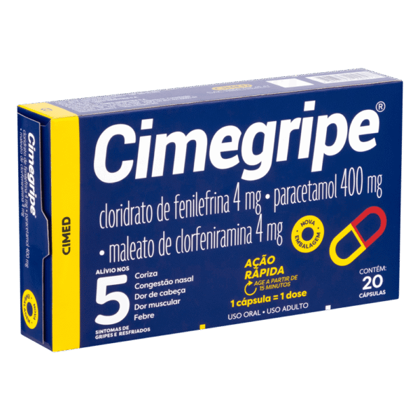CIMEGRIPE 400 MG C/20 CPS