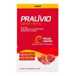 PRALIVIO 400MG C/10 CAPS