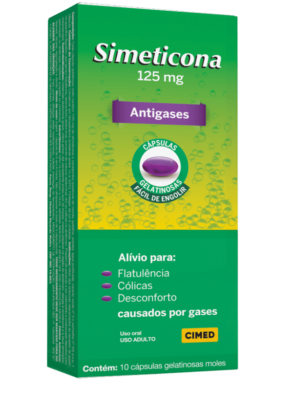 SIMETICONA 125MG CAPS MOLE 1 BL X 10