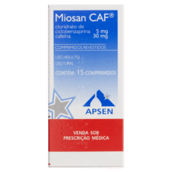 MIOSAN CAF 5+30MG C/15
