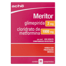 MERITOR 2/1000MG C/30 CP