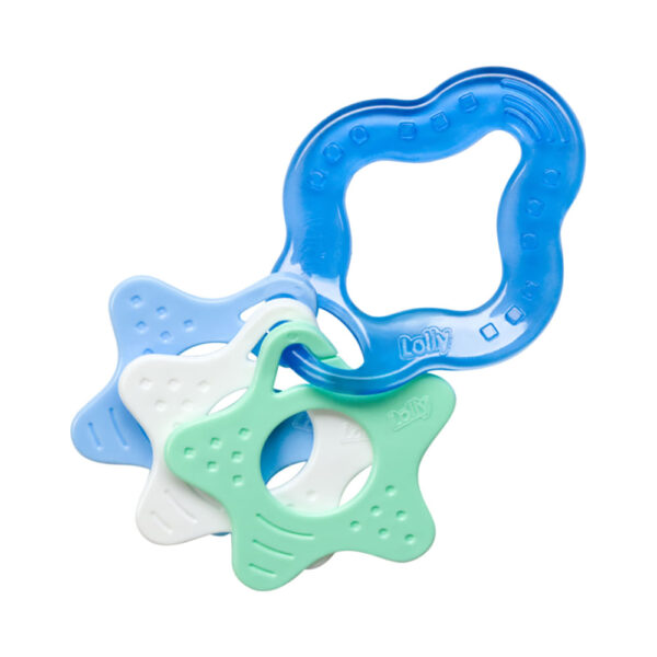 MORDEDOR LOLLY PVC C/ESTRELAS AZUL 7041