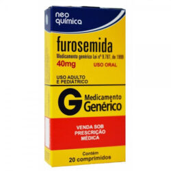 FUROSEMIDA 40MG CX 20 COMP