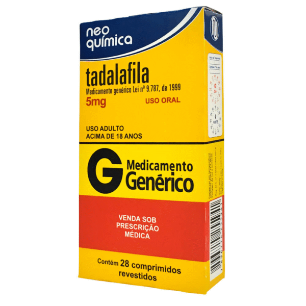 TADALAFILA 5MG CX 28 COMP REV