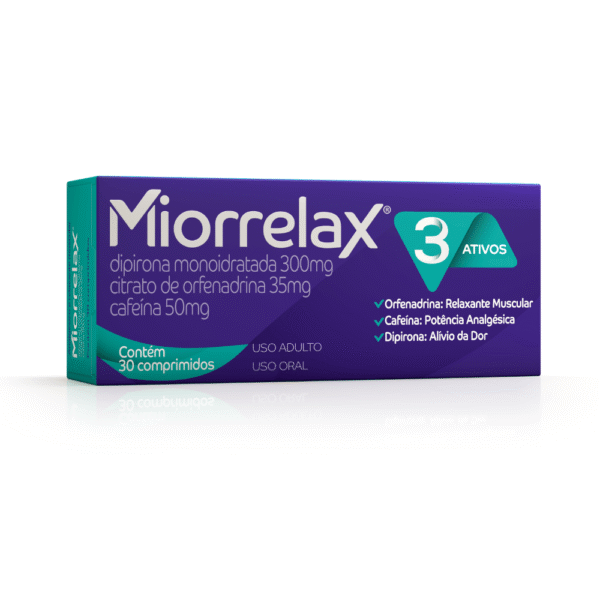 MIORRELAX 300+50+35MG CX 30 COMP