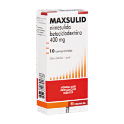 MAXSULID 400 MG C/10 CPR