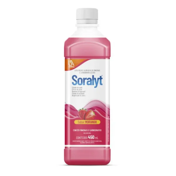 SORALYT MORANGO 450 ML - CLORETO DE SODIO