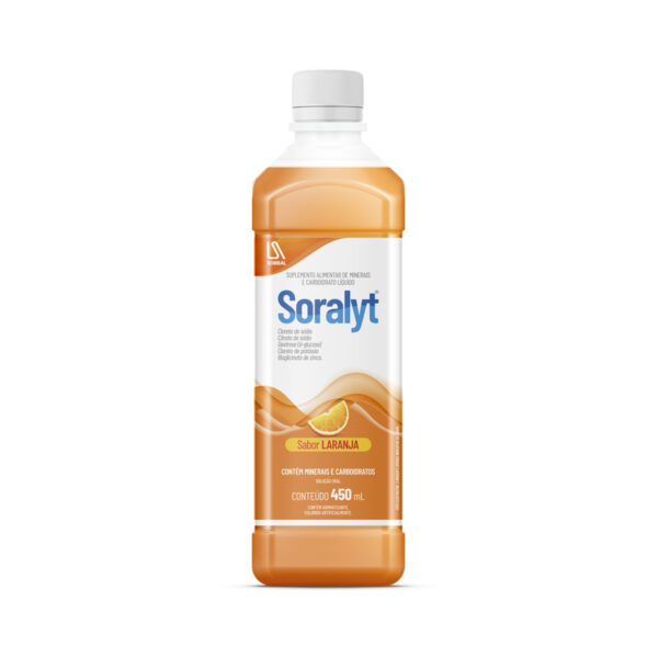 SORALYT LARANJA 450 ML - CLORETO DE SODIO