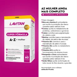LAVITAN MULTI MULHER COMP REV FRX60 SUPER FORMULA