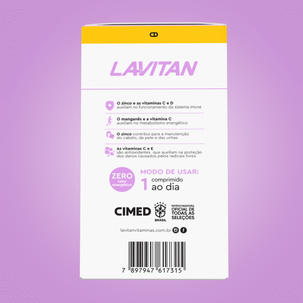 LAVITAN 50+ MULHER CPRV FR X 60 SUPER FORMULA