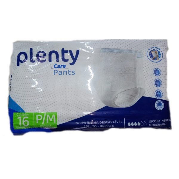 FRALDA ROUPA INT PLENTY CARE P/M 16UND