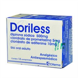 DORILESS 500 MG C/12 CPR