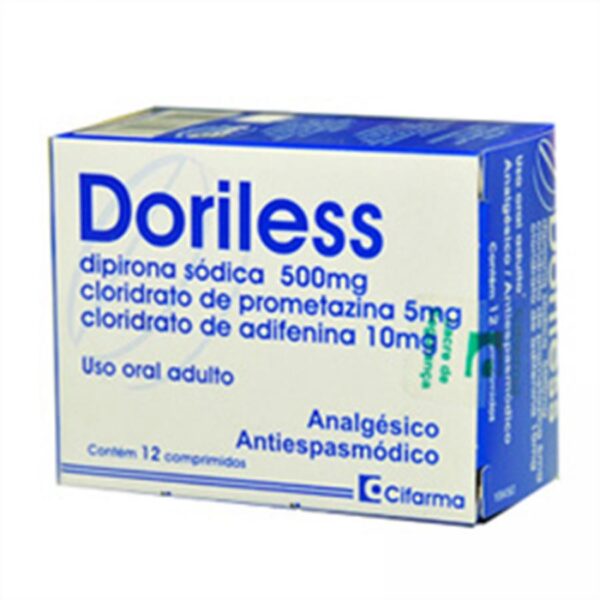 DORILESS 500 MG C/12 CPR