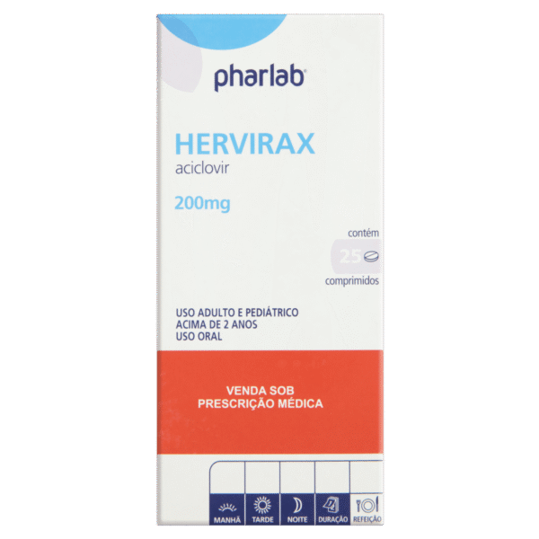 HERVIRAX 200 MG C/25 CPR